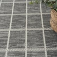 thumbnail image 6 of Nourison Serenity Home Geometric Grey Ivory 2'2" x 7'6 Area Rug (2x8), 6 of 8