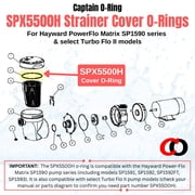 Captain O-Ring Replacement SPX5500H Strainer Cover O-Rings for Hayward Power-Flo Matrix 2 Pack