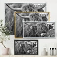 thumbnail image 4 of Close Up Of Scottish Cow On Moorland II 40 in x 30 in Framed Photography Canvas Art Print, by Designart, 4 of 5