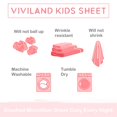 thumbnail image 4 of Kids Full Sheet Set - Girls Blush Pink Full Sheet Set - Kids Toddlers Full Microfiber Fitted Sheets - Girls Sheet Unicorn Princess Rainbow Printed, 4 of 6