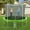 Green, variant on NiamVelo 8 ft Trampoline with Safety Enclosure Net ,Outdoor Jump Rectangle Trampoline with PVC Spring Cover Padding for Kids , Pink