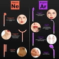 thumbnail image 6 of FNNMNNR 7 in 1 Portable High Frequency Electrode Wand Facial Machine Anti Wrinkle Massage Device For Hair Face Electrotherapy Glass Tube Argon Treatment Acne Skin Care Spa（Mixed pack）, 6 of 7