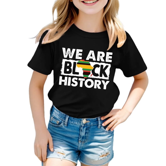 T-shirts pour Filles Col Rond Hauts Graphiques T-Shirts Vêtements Bébé Garçon T-Shirts Fille 6-7 Ans
