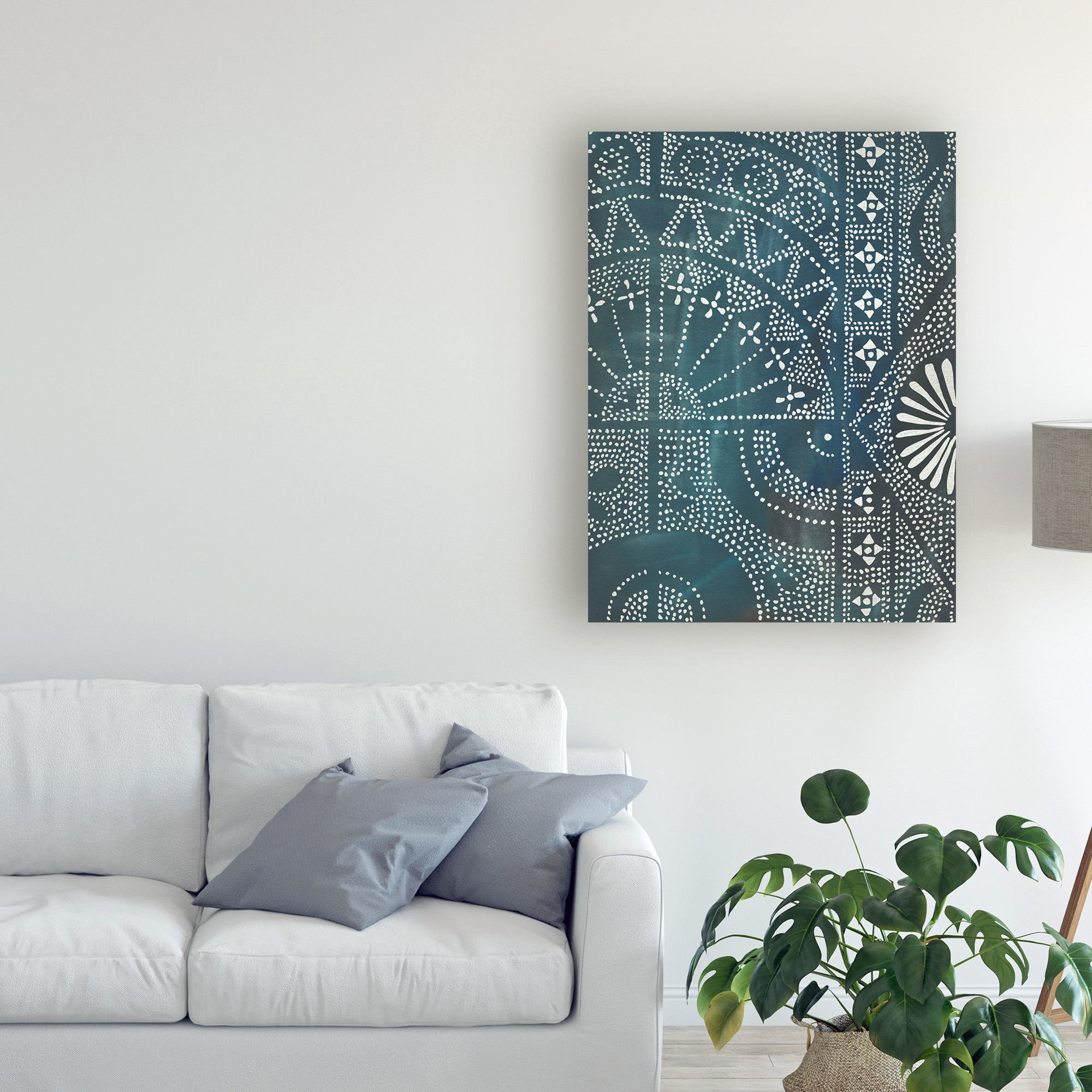 Trademark Fine Art 'Batik Cloth I' Canvas Art by Chariklia Zarris