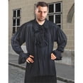 thumbnail image 1 of The Pirate Dressing C1006 Captain Charles Vane Chemise - Noir - Grand, 1 of 1