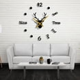 thumbnail image 4 of 3D DIY Reloj de pared Superficie del espejo Sin marco Sin Grande Creativo, 4 of 9