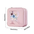 thumbnail image 3 of GOYDSY Simple Storage Jewelry Box, 26 Printed Letter Jewelry Organizer, Portable Storage Case for Rings, Earrings, and Necklaces, Stylish Jewelry Box Clearance Sales Today Deals Prime, 3 of 4