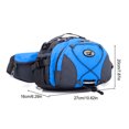 thumbnail image 4 of Cangurera Riñonera al aire libre Nylon Correa de hombro ajustable Fanny Pack Unisex (Azul cielo) Sywqhk Para Estrenar, 4 of 7