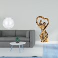thumbnail image 2 of Acuario de escritorio,Pecera pequeña transparente,pecera,jarrón,mesa,Tanque de peces Contenedor de acuario transparente Hogar,Estatua de pareja,Figura de pareja,arte moderno,artesanía,regalo, 2 of 8