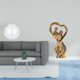 thumbnail image 2 of Adorno transparente para pecera pequeña, cuenco para acuario, jarrón, mesa, oficina, decoración del hogar con figura de pareja, estatua, regalo de rec, 2 of 8