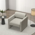 thumbnail image 2 of 31" Grey Accent Chair for Reading | Upholstered | Armrests | Single | Sofa Chair | Living Room, Bedroom, 1 Pack, 2 of 7