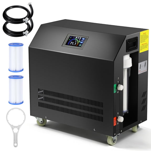 Ice Bath Water Chiller, 1.0HP Water Chiller Machine,WiFi Control Hydroponic Cooling System with LED Display