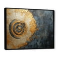 thumbnail image 2 of Designart "Spiraling In Golden Twilight III" Abstract Spirals Floater Framed Wall Art Prints, 2 of 5