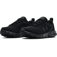 thumbnail image 4 of Under Armour Women's UA Charged Assert 9 Running Shoes Black/Black/Black - 3024862-002, 4 of 5