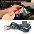 thumbnail image 2 of Car Motorcycle Battery Output Connector Ring Snowmobiles Battery Charger Terminal To SAE Quick Disconnect Wire Cable 12V, 2 of 5