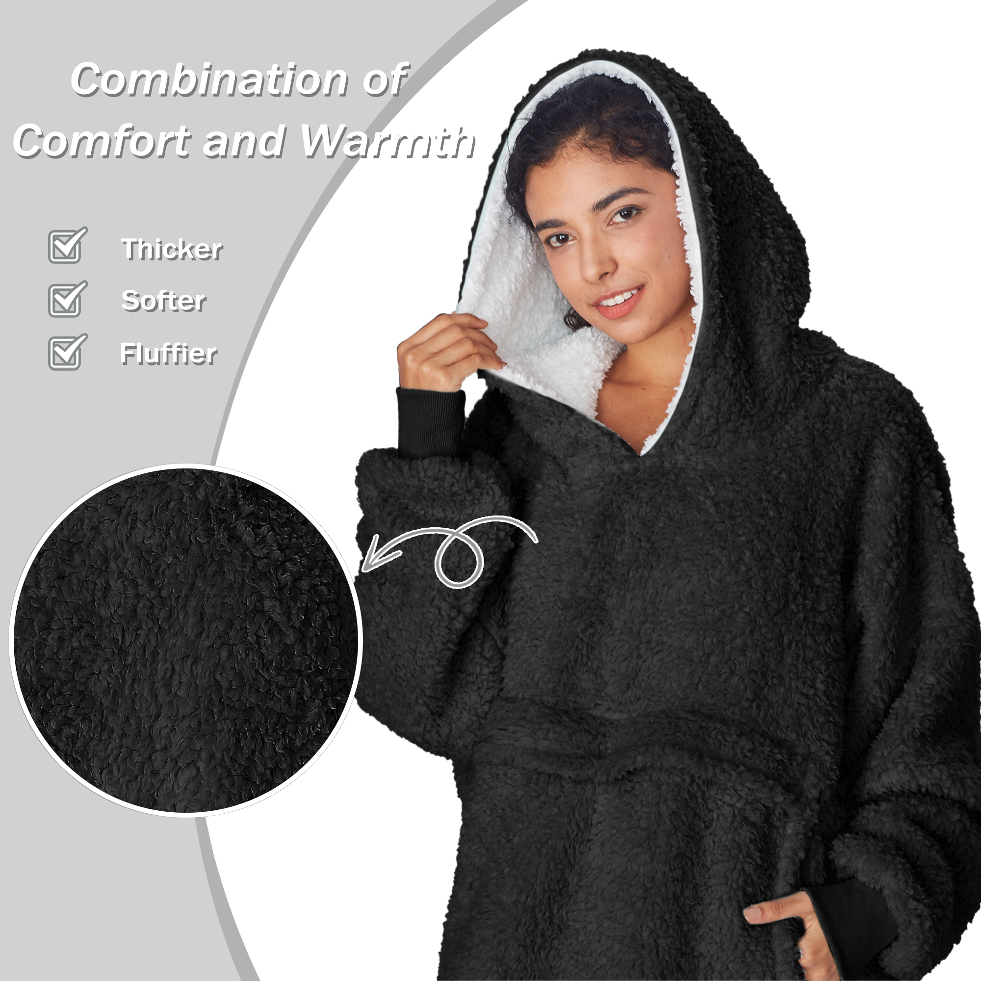 Catalonia Oversized Hoodie for Women Men, Big Hoodie Blanket, Ultra Long Wearable Blanket, Full Body Giant Hooded Blanket, Gift for Women Girlfriend
