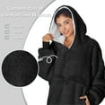 thumbnail image 3 of Catalonia Oversized Hoodie for Women Men, Big Hoodie Blanket, Ultra Long Wearable Blanket, Full Body Giant Hooded Blanket, Gift for Women Girlfriend, 3 of 5