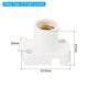 thumbnail image 2 of Portalámparas LED E12 de Uxcell, 8 piezas de zócalo de luz de plástico resistente al calor para enchufe, sótano, blanco, 2 of 5