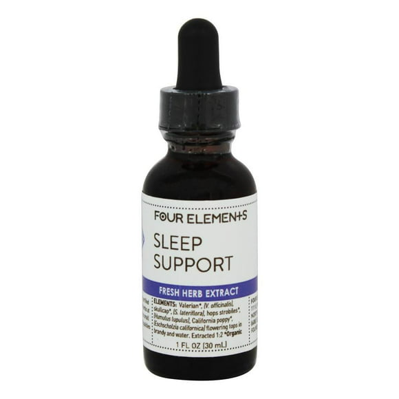 Four Elements Herbals - Fresh Herb Extract Tincture Sleep Support - 1 oz.