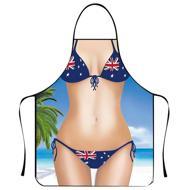 TIELUTT Men's Apron with Muscle Print Funny for Home Aprons for Teens Cooking Hat and Apron for Men Chef Apron for Men Custom Craft Apron plus Size Waiters Apron with Pockets for Men