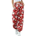 thumbnail image 3 of Musuos Christmas Sweatpants for Women Lounge Joggers Fleece Pants with Pockets Warm Pjs Pant, 3 of 7