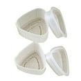 thumbnail image 1 of 2pcs Transparent Kitchen Bento Decorating Sushi Onigiri Mold Food Press DIY Rice Ball Maker, 1 of 1