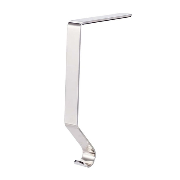 Soporte de calcetín de Navidad mayimx Clips para medias de chimenea Plata