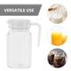 thumbnail image 5 of Jarra de agua con tapa y mango de pico, jarra de plástico transparente, recipiente para bebidas, jarra para nevera, para jugo, té, limonada, 500 ML, 5 of 6