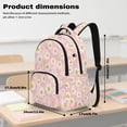 thumbnail image 7 of HUIACONG Kids Backpack Bubble Mom Otter 17 Inch 4 Pieces Lunch Bag (Insulated), Pencil Case & Water Bottle Sleeve, Thick Padded Back, for Elementary School, 7 of 7