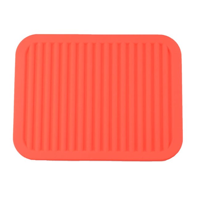 CAROOTU Silicone Isolation Mat Pot Repas Plaque Mat Antidérapant Haute Température Résistant Table de Cuisine Épaissie Set de Table