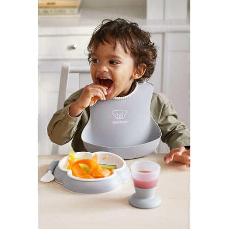 BabyBjorn Baby Dinner Set, Grey