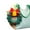 Dark Green, variant on Christmas Snowman Stuffed Animal, 5.91 Inch Cotton Snowman Plush Toys, Cute Santa Hat Pillow Figure Christmas Gifts for Holiday Decor Accent (Green)