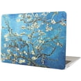 thumbnail image 1 of Compatible avec MacBook Pro 13 Pouces Étui A1502/A1425, Pro 13 avec Coque Rigide Rétina Coque Protectrice Lisse en Caoutchouc pour 2012-2015 Mac Pro 13 Pouces (Sans CD-ROM, USB-C) Fleur d'Abricot, 1 of 8