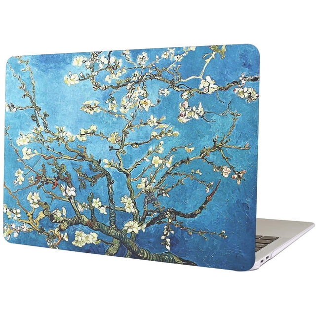 Compatible avec MacBook Pro 13 Pouces Étui A1502/A1425, Pro 13 avec Coque Rigide Rétina Coque Protectrice Lisse en Caoutchouc pour 2012-2015 Mac Pro 13 Pouces (Sans CD-ROM, USB-C) Fleur d'Abricot