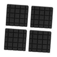 thumbnail image 5 of kowaku 4 Pieces Anti Pads for Washing Machine Square Rubber Prevents Scratches Non Slip Protects Floor Foot Pads for Table Black, 5 of 9