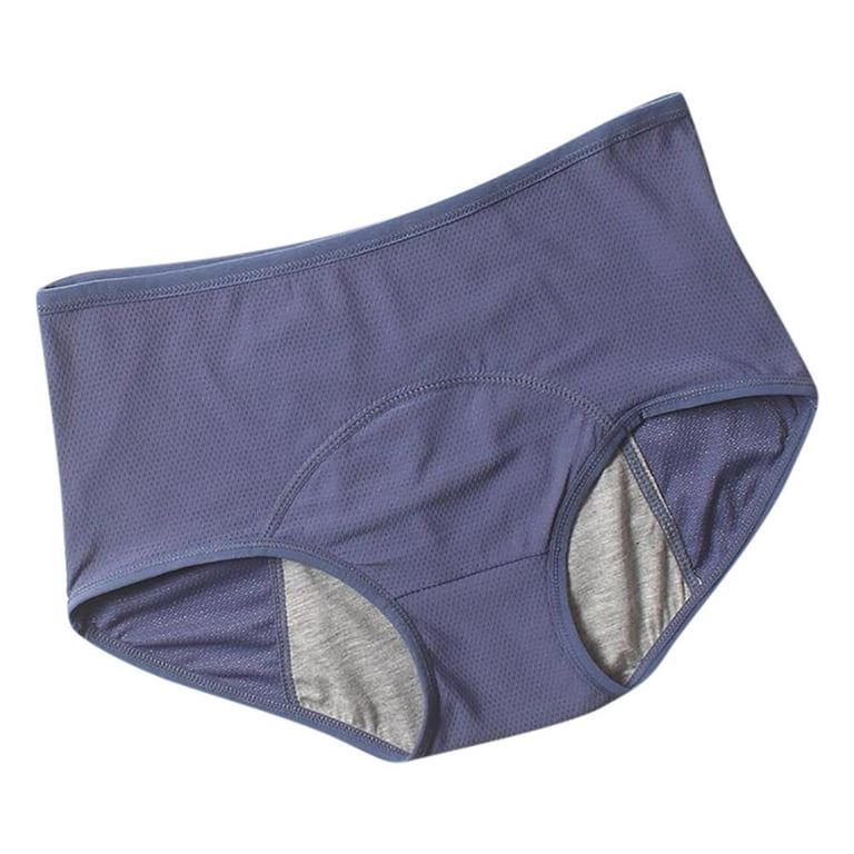 Lopecy-Sta Leak Proof Menstrual Period Panties Women Underwear  Physiological Waist Pants Discount Clearance Womens Underwear Period  Underwear for Women Blue 