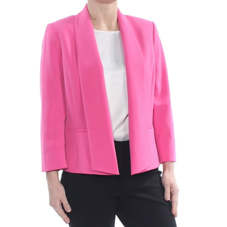 KASPER - KASPER Womens Pink Shawl Collar Blazer Jacket Size: 4 ...