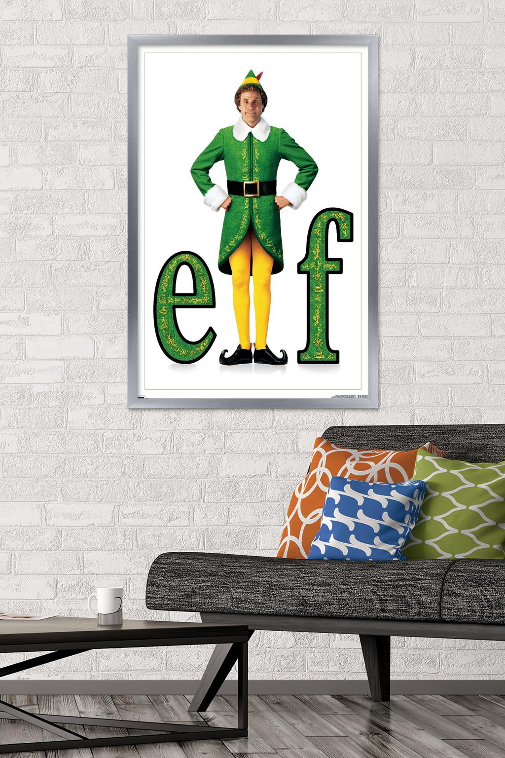24X36 Elf - One Sheet Wall Poster, 24" x 36" Framed
