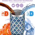 thumbnail image 3 of 30oz Handheld Travel Tumbler with Handle – Double Wall Stainless Steel Insulated Cup, Flip Straw Lid, Leak-Proof & BPA-Free for Hot and Cold Drinks – Durable Coffee & Juice Mug Pink, 3 of 7