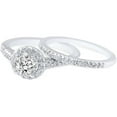 thumbnail image 3 of Butterfly Jewel 1.5 Ct Round Cut VVS1/D Moissanite Engagement Ring - 14K White Gold Plated Wedding Ring - Moissanite Ring for Women's - Moissanite Anniversary Ring Wife - Daily Wear Moissanite Rings, 3 of 3