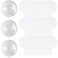 thumbnail image 1 of Globos De Burbujas Transparentes, Paquete De 50, Globos Transparentes, Para Decoración De Cumpleaños, Fiesta, Boda, 1 of 4