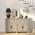 thumbnail image 3 of Maven Lane Felix Rustic Wooden Sideboard in Weathered Grey Finish, 3 of 6