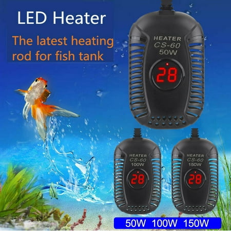 Aquarium Heater 50-150W Anti-Explosion for Tropical Fish Tank