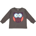 thumbnail image 3 of Inktastic Owl Boys or Girls Long Sleeve Toddler T-Shirt, 3 of 5