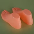 thumbnail image 4 of 1Pair Hard Plastic Adult Feet Mannequin Foot Model Tools for Shoes Display, 4 of 12