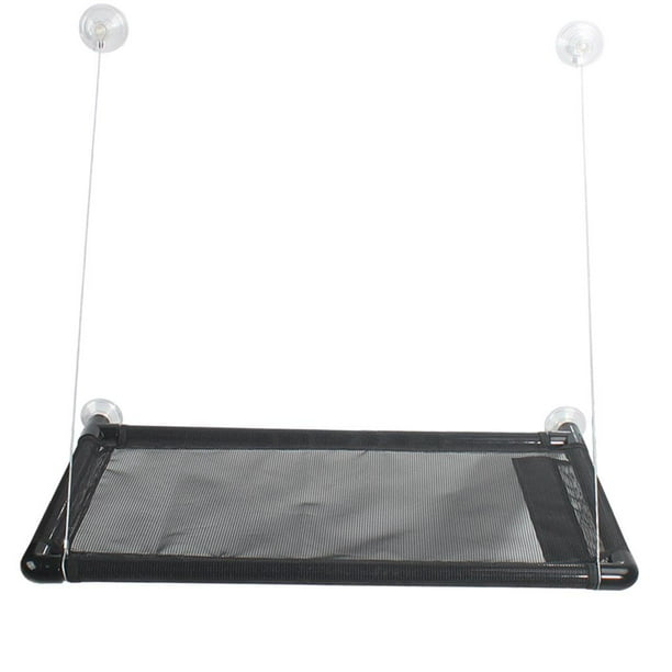 Resistente y duradera hamaca para gatos que cuelga ventana grande Percha Grids de jinwen Gato colgando hamaca