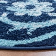 thumbnail image 3 of SAFAVIEH Adirondack Hortense Floral Area Rug, Navy/Aqua, 6'7" x 6'7" Round, 3 of 7
