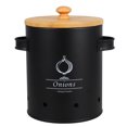 thumbnail image 1 of Metal Vegetable Storage Canisters With Lids For Kitchen Counter Onion Garlic Potato Jar Vegetable Keeper Container Ginger Garlic Keeper, 1 of 9