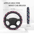 thumbnail image 5 of Balery Steering Wheel Covers Tropical Palm Leaves Elastic Skidproof Steering Wheel Protective Cover Case Fit Universal Auto Accessories Decor, 5 of 8