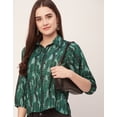 thumbnail image 5 of Moomaya Printed Shirts For Women, Casual Chic Summer Shirt Top, 5 of 9